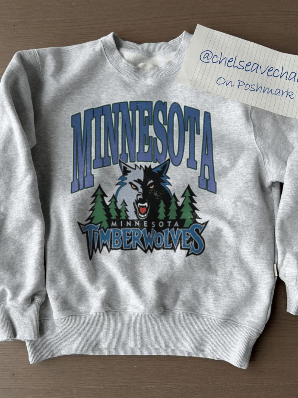 Vintage Minnesota Timberwolves Logo Sweatshirt, Basketball 2022-23 NBA Shirt Tee